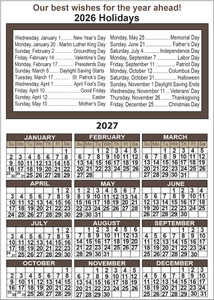 CAL6: Calendar 6 (CAL6) back CAL6: Calendar 6 (CAL6) back