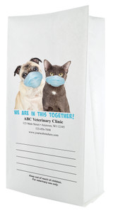 FCPFS10 - Full Color Personalized Small Flat Bottom Paper Bag