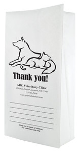 PFL51- Personalized Flat Bottom Paper Bag (Multiple Imprint Colors Available) (PFL51) PFL51- Personalized Flat Bottom Paper Bag (Multiple Imprint Colors Available) (PFL51)