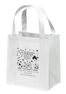 NWS55 - Personalized Non-Woven Tote Bag - 12W x 8 x 13H (Multiple Bag & Imprint Colors Available) (NWS55)