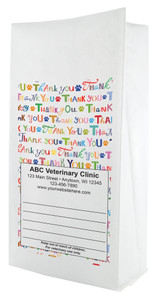 FCPFS41 - Full Color Personalized Small Flat Bottom Bag