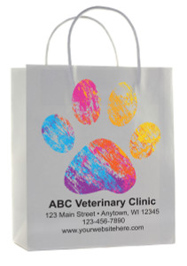 FCHSD34 - Personalized Handled Paper Bag (Multiple Imprint Colors Available)