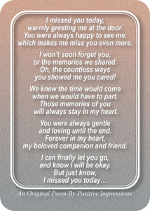 VWC1 - 2-Sided Wallet Size Memorial Cards