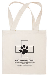 CTS2 - Personalized Cotton Tote Bag - 15"x 15" (Multiple Imprint Colors Available) (CTS2)