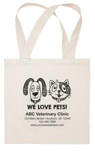 CTS6 - Personalized Cotton Tote Bag - 15"x 15" (Multiple Imprint Colors Available) (CTS6) CTS6 - Personalized Cotton Tote Bag - 15"x 15" (Multiple Imprint Colors Available) (CTS6)