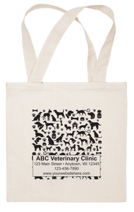 CTS19 - Personalized Fabric Tote Bag - 15"x 15" (Multiple Imprint Colors Available) (CTS19) CTS19 - Personalized Fabric Tote Bag - 15"x 15" (Multiple Imprint Colors Available) (CTS19)