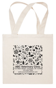 CTS30 - Personalized Fabric Tote Bag - 15"x 15