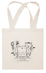 CTS43 - Personalized Fabric Tote Bag - 15"x 15" (Multiple Imprint Colors Available) (CTS43) CTS43 - Personalized Fabric Tote Bag - 15"x 15" (Multiple Imprint Colors Available) (CTS43)