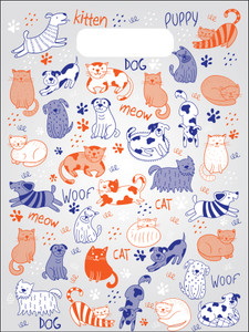 TOTE78 - Clear Plastic Tote Bag - 9" x 12" (TOTE78)