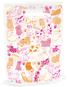 TOTE82 - Clear Plastic Tote Bag - 12" x 15" (TOTE82) TOTE82 - Clear Plastic Tote Bag - 12" x 15" (TOTE82)