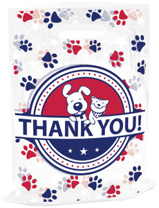 TOTE86 - Clear Plastic Tote Bag - 9" x 12" (TOTE86)