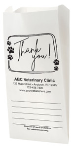 PBD67- Personalized Prescription Bag (Multiple Imprint Colors Available) (PBD67)