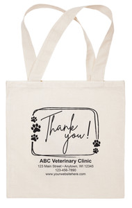 CTS67 - Personalized Fabric Tote Bag - 15"x 15" (Multiple Imprint Colors Available) (CTS67)