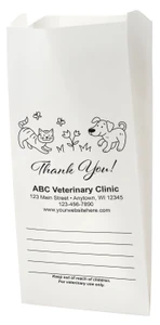 PBD73- Personalized Prescription Bag (Multiple Imprint Colors Available)