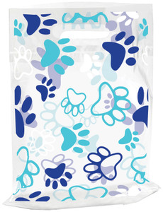 VR3-White Pawprint Ribbon - Positive Impressions