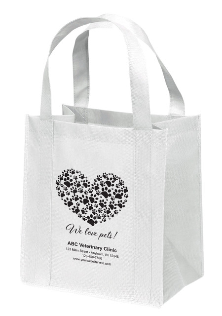 NWL5 - Personalized Non-Woven Tote Bag - 12W x 8 x 13H