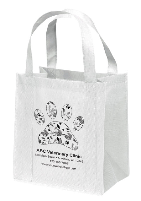 NWS27 - Personalized Non-Woven Tote Bag - 12W x 8 x 13H