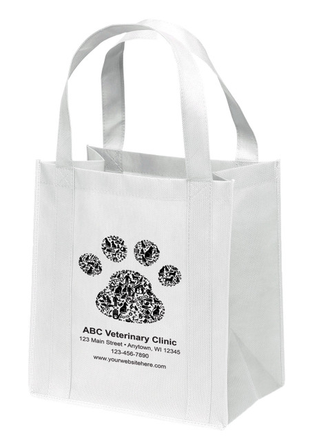 NWB20 - Personalized Non-Woven Tote Bag - 13W x 10 x 15H