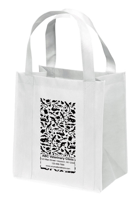 NWS35 - Personalized Non-Woven Tote Bag - 12W x 8 x 13H