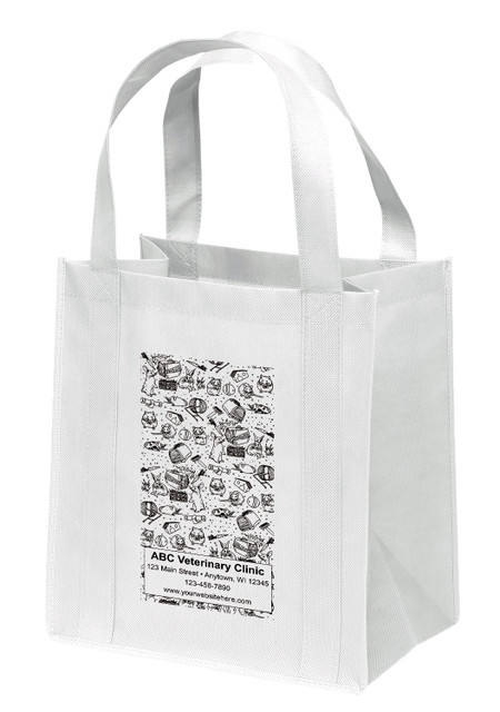 NWS36 - Personalized Non-Woven Tote Bag - 12W x 8 x 13H