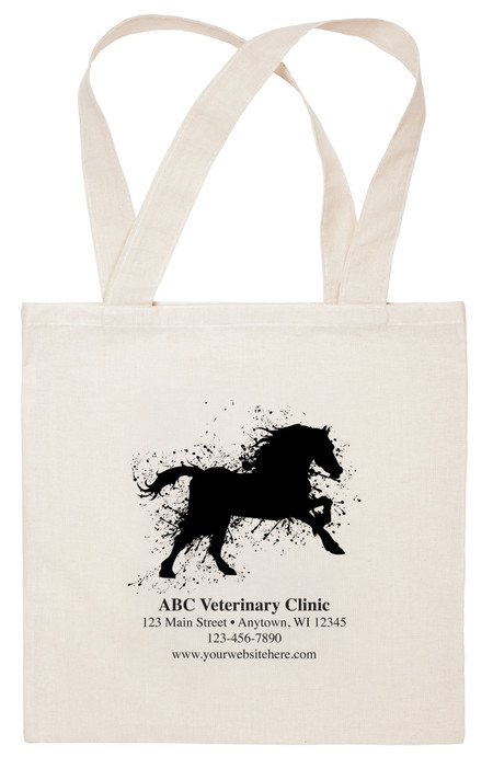 CTS32 - Personalized Fabric Tote Bag - 15"x 15" (Multiple Imprint Colors Available) (CTS32)