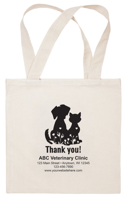 CTS59 - Personalized Fabric Tote Bag - 15"x 15" (Multiple Imprint Colors Available) (CTS59)