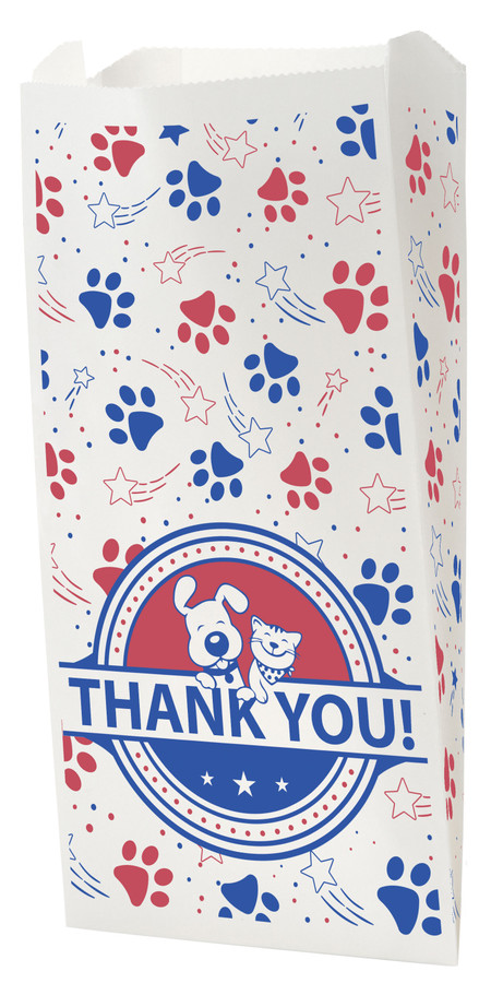 Size: 5” x 2” x 10”, Standard Prescription Bags, 250 per pack, All-over print, Recyclable

