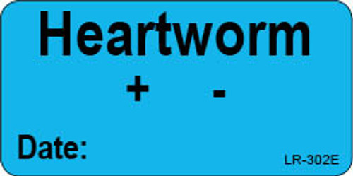 LR-302E Lab Result Stickers - Heartworm test LR-302E Lab Result Stickers - Heartworm test