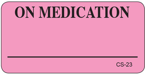 CS-23 Cage Stickers - On Medications CS-23 Cage Stickers - On Medications