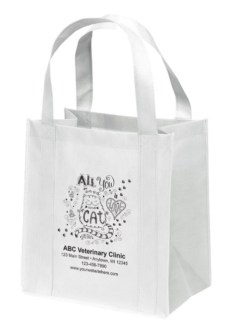 NWS9 - Personalized Non-Woven Tote Bag - 12W x 8 x 13H