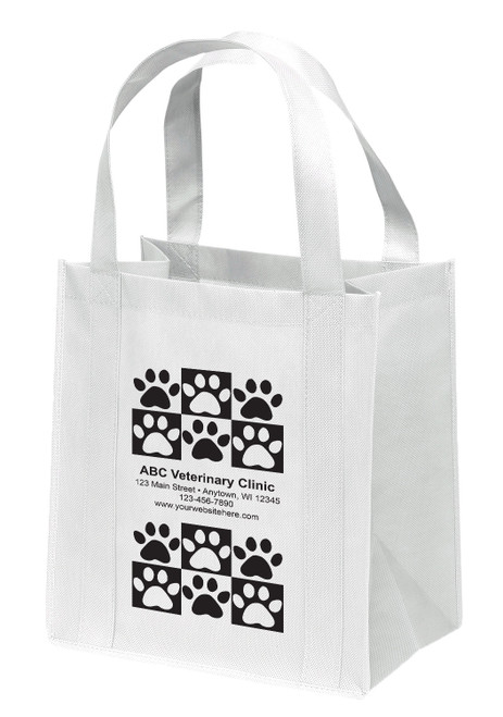 NWB4 - Personalized Non-Woven Tote Bag - 13W x 10 x 15H NWB4 - Personalized Non-Woven Tote Bag - 13W x 10 x 15H