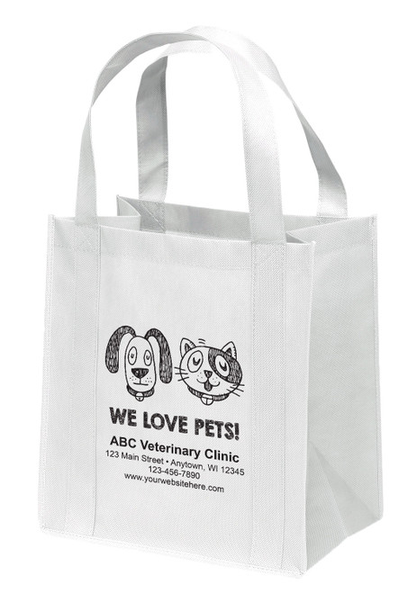 NWL6 - Personalized Non-Woven Tote Bag - 13W x 10 x 15H