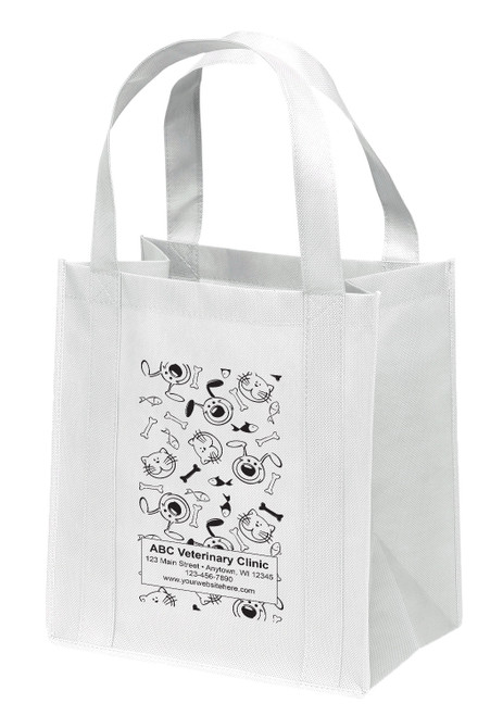 NWL8 - Personalized Non-Woven Tote Bag - 13W x 10 x 15H NWL8 - Personalized Non-Woven Tote Bag - 13W x 10 x 15H