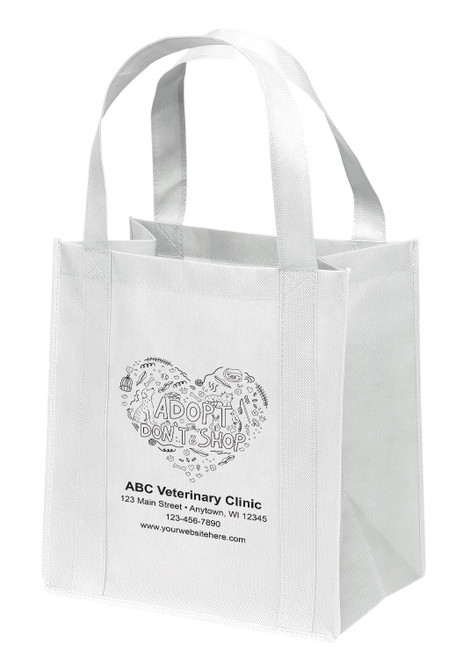 NWB21 - Personalized Non-Woven Tote Bag - 13W x 10 x 15H