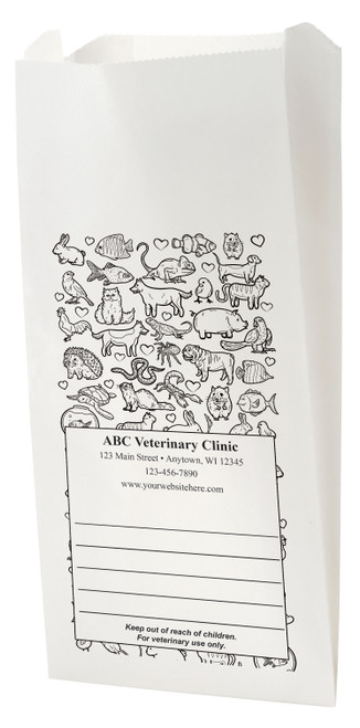 PBD39 - Personalized Prescription Bag (Multiple Imprint Colors Available)