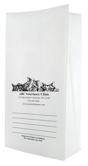 PFS41 - Personalized Flat Bottom Paper Bag (Multiple Imprint Colors Available) PFS41 - Personalized Flat Bottom Paper Bag (Multiple Imprint Colors Available)