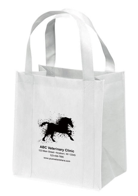 NWS32 - Personalized Non-Woven Tote Bag - 12W x 8 x 13H NWS32 - Personalized Non-Woven Tote Bag - 12W x 8 x 13H