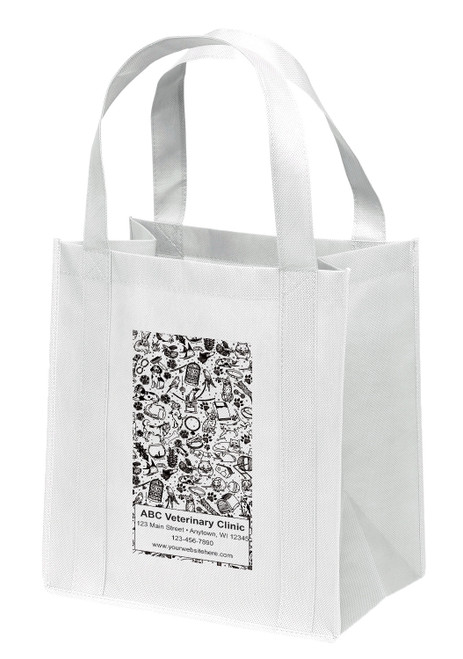 NWS40 - Personalized Non-Woven Tote Bag - 12W x 8 x 13H