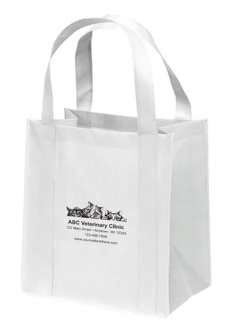 NWL41 - Personalized Non-Woven Tote Bag - 13W x 10 x 15H NWL41 - Personalized Non-Woven Tote Bag - 13W x 10 x 15H