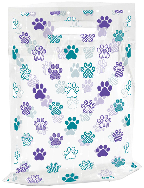 TOTE54- Clear Plastic Tote Bag - 9" x 12"