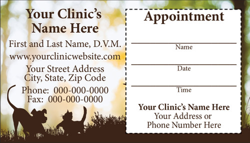 VBC SA112 - Sticker Appointment Card VBC SA112 - Sticker Appointment Card