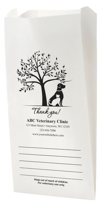 PBD45 - Personalized Prescription Bag (Multiple Imprint Colors Available) 