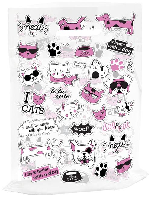 TOTE73 - Clear Plastic Tote Bag - 9" x 12" (Clear) TOTE73 - Clear Plastic Tote Bag - 9" x 12" (Clear)