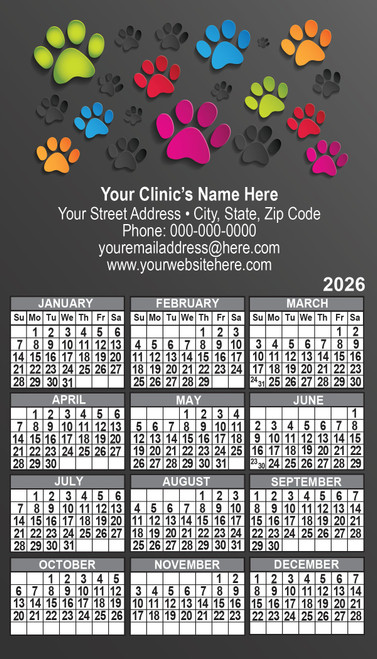 VMC MAG CAL12: Calendar 12 Magnet (VMC MAG CAL12) VMC MAG CAL12: Calendar 12 Magnet (VMC MAG CAL12)