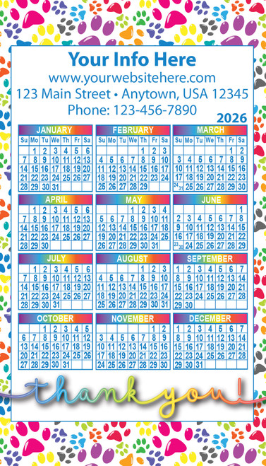 VMC MAG CAL14: Calendar 14 Magnet (VMC MAG CAL14)