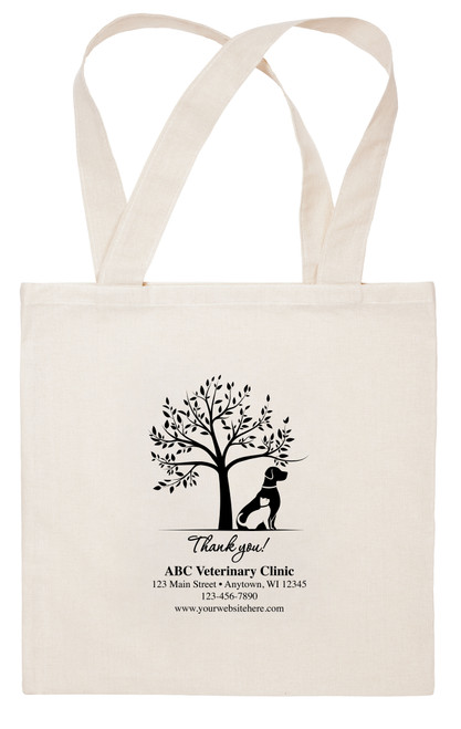 CTS45 - Personalized Fabric Tote Bag - 15"x 15" (Multiple Imprint Colors Available) (CTS45)