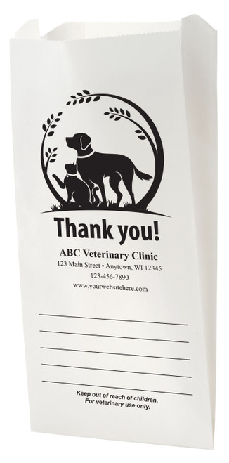 PBD60- Personalized Prescription Bag (Multiple Imprint Colors Available) (PBD60)