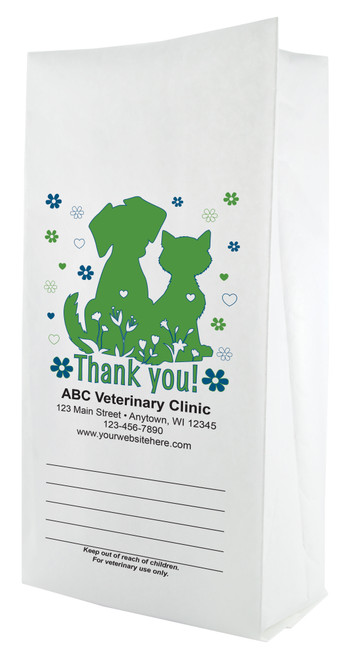 FCPFS44 - Full Color Personalized Small Flat Bottom Bag