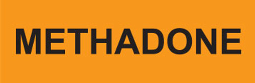 PSS-13 Pre-Printed Sheet Label 1 1/2" x 1/2" - METHADONE 500 labels/pack (PSS13)