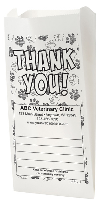 PBD64- Personalized Prescription Bag (Multiple Imprint Colors Available) (PBD64) PBD64- Personalized Prescription Bag (Multiple Imprint Colors Available) (PBD64)